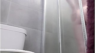 College Dorm Shower Voyeur