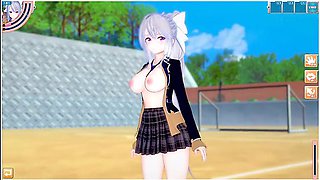 [hentai Game Koikatsu! ]have Sex With Big Tits Vtuber Higuchi Kaede.3dcg Erotic Anime Video