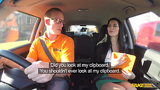 Fake Driving School - Big Tit Instructor Jasmine Jae Gives Handsome Luke a Wild Deep Throat He Will Never Forget