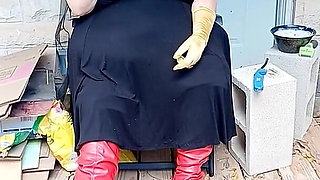 Bat Girl Is Taking a Smoke Break in Her