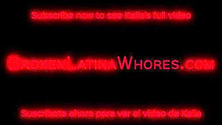 Slim Latina Gets Humiliated & Roughly Gangbanged By 3 Guys