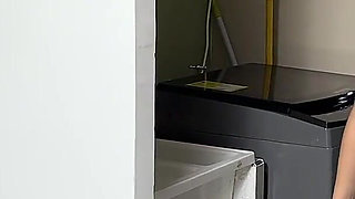 Caught: My Roommate Caught Me in the Washing Machine, and We Ended up Having Sex