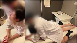 [cuckold]husband, Im Sorry!nurses Wife Is Trained To Dirty Talk By Doctor In Hospital