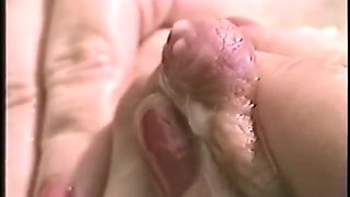 Hot girl squeezes her big nipples to squirt out milk