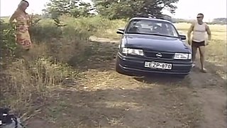 Cindy Lofa, Joanna Depp And Nico Blade - Outside Milf Fucking In Dogging Position (full Original Movie)