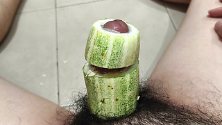 Cum with cucumber