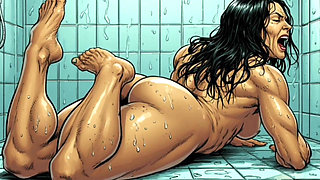 She-hulk Slut Not a Day Without Fucking. Big Compilation Cartoon