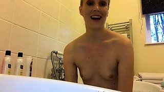 Blonde emo amateur solo masturbation