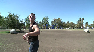 Big ass MILF is picked up for the fuck with ending on her natural boobs