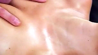 Red head step mom Angie lets her big cock fuck her step son