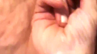 Husband Fingers Wife's Asshole While She Rubs Her Clit