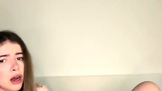 Dirty talking ultra-cutie in lingerie offers to get