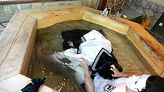 Dripping Uniform, Restrained in a Bathtub, off-campus Lesson