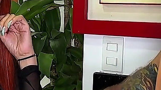 Colombian Red Hairhead Andrea Castro Has Another Date with Brian Evansx, Coffee and Lots of Sex