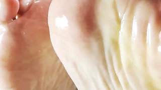 Oiled Feet Asmr Slow Sole POV & Deep Whisper Tease