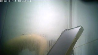 Spy Cam Catches Horny Asian Petite Teen Naked in Hotel Shower