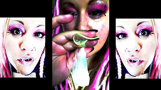 Only True Sissy Eat Cum From Used Condoms Prove Yourself Now