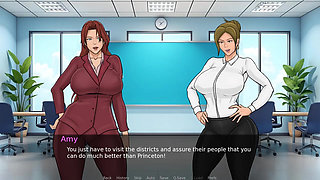 Eva's Ecstasy #08 Two Hot Babes Relaxing at the Pool in Skimpy Bikini