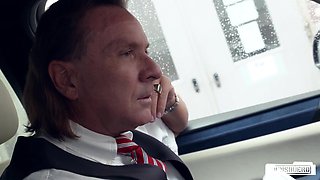 Big George's Inked Seductress Ignites Fierce Office Passion