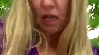 Fuck Horny Parking Lot Slut Held Out Her Cock