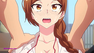 College Lover Seduces Classmate in Secret Classroom Hentai