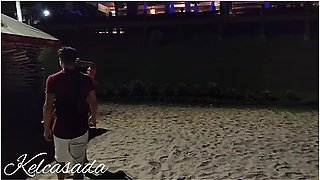 Peguei Um Na Praia, Levei Ele Para O Escurinho E Fui Flagrada Pelas Cameras