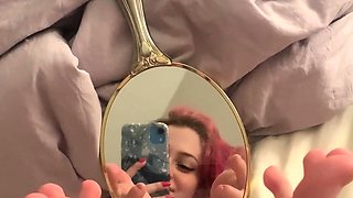 Amateur blondie solo anal masturbation