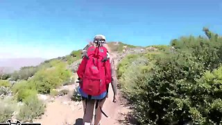 camping fuck trip with Karma Rx, first day