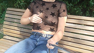 Public Nudity Flashing Tits in the Street