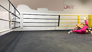 Competetive Female Wrestling with Ginger