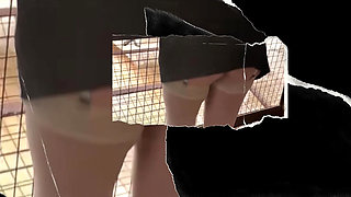 Slut in Public Visits Butt Plug Micro Skirt and Garter Belt