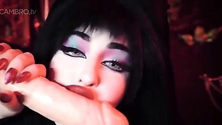 Chubby Brunette Big Boobs Dildo Masturbation