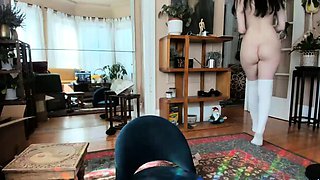 Hottest brunette solo webcam masturbation 2