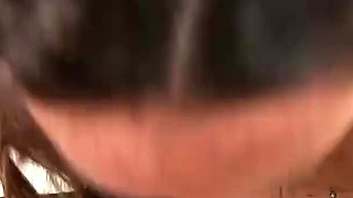 Long legs Russian brunette Katya Lush POV blowjob cum swallow
