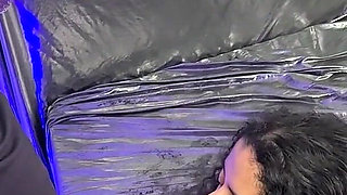 Hairy Gypsy Gets Threeway Pounded