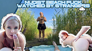 Nudist Beach Fuck - Watched by Strangers