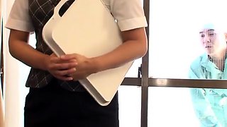 Amateur Asian does doggystyle with boyfriend