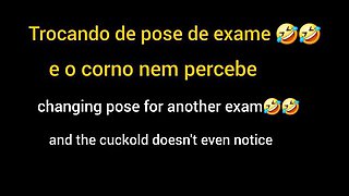 Redhead Wife Gets Fucked By Doctor In Gyno Exam - Husband Watches & Cums