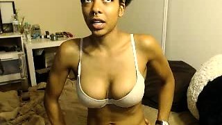 Hot Black Maid Does Some Webcam Black and Ebony