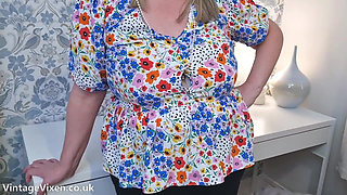 PRETTY BRA FOR AUNT JANES BIG SAGGY BOOBS