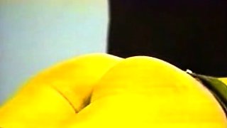 Blonde fetish slut spanked with passion