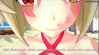 Burnice Bikini Blowjob on the beach - 2 - Zenless Zone Zero (ZZZ)