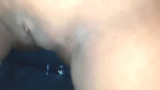 Aunty urineing in the bathroom and fucked on the bed