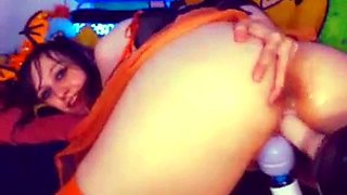 Fucking Machine Makes Her Pussy Squirt