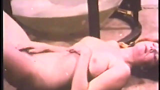 Hot Darkhaired Beauty with Big Natural Boobs Likes to Play with Her Hairy Cunt