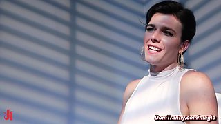 T-girl subverts and fucks detective