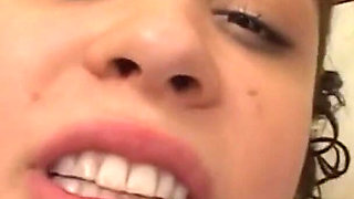 18yo Bukkake Whore Gets Absolutely Destroyed in Her First Massive Cum Flood