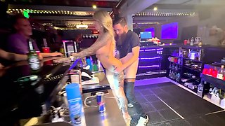 Anastasia Shades Gets Gangbanged Hard After Serving Drinks