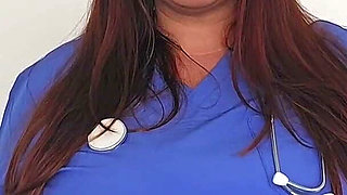 Sexy Homewrecking Nurse Reluctantly Fucks Married Doctor POV
