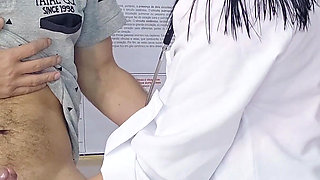 Patient Tries to Hide His Erection From the Nurse Amidst the World Cup Atmosphere.